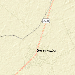 Besenyszög Street Map