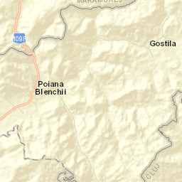 Comuna Poiana Blenchii Street Map