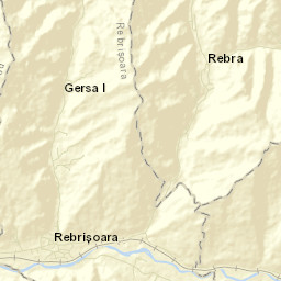 Rebrişoara Street Map