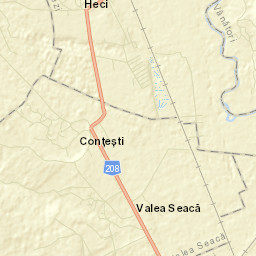 Valea Seacă Street Map