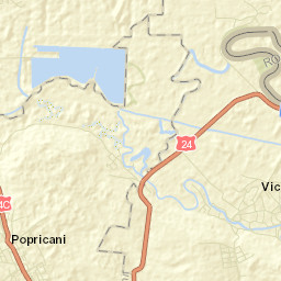 Popricani Street Map