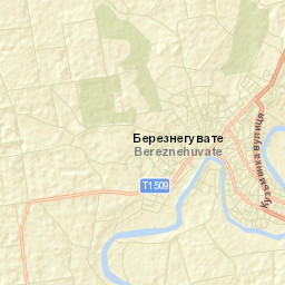 Bereznehuvate Street Map