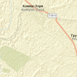 Komysh-Zorya Street Map