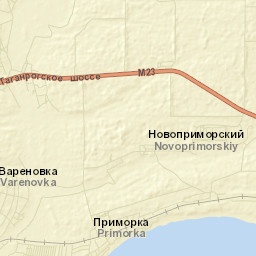 Primorka Street Map