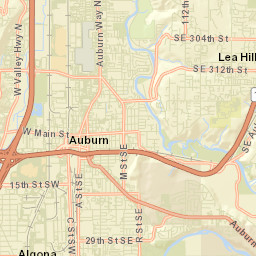 Auburn Street Map