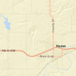 115-119 Elevator Drive, Hazen, ND 58545 Street Map
