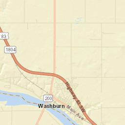 Highway 200 Alternate, Washburn, ND 58577 Street Map