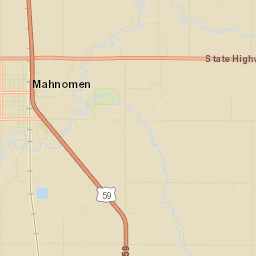 Mahnomen Street Map