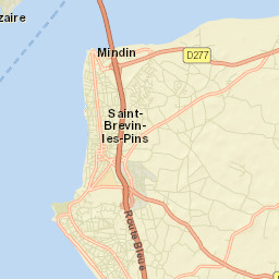 Saint-Brevin-les-Pins Street Map