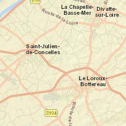 La Chapelle-Basse-Mer Street Map