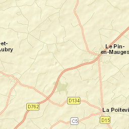 Le Pin-en-Mauges Street Map