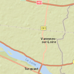 Varennes-sur-Loire Street Map