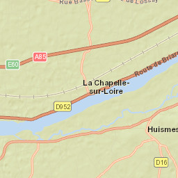 La Chapelle-sur-Loire Street Map