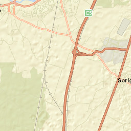 Sorigny Street Map