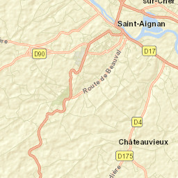 Saint-Aignan Street Map