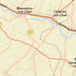 Châtres-sur-Cher Street Map