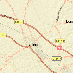 Genlis Street Map