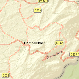 Damprichard Street Map