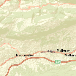 Reconvilier Street Map