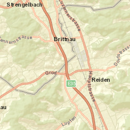 Strengelbach Street Map