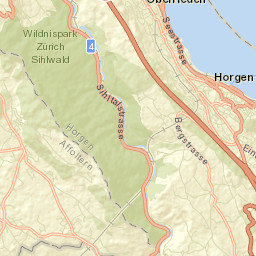 Bezirk Horgen Street Map
