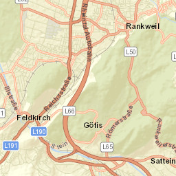 Göfis Street Map