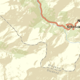 Schröcken Street Map