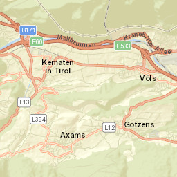 Kematen in Tirol Street Map