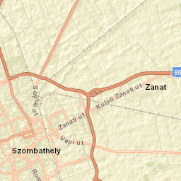 Szombathely Street Map