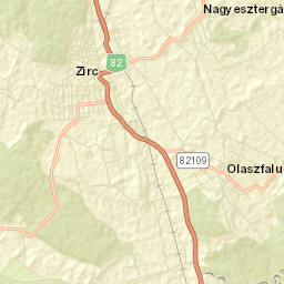 Zirc Street Map