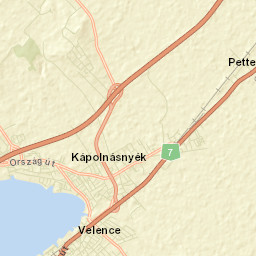Kápolnásnyék Street Map