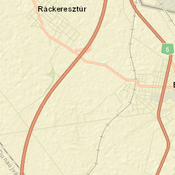 Ráckeresztúr Street Map