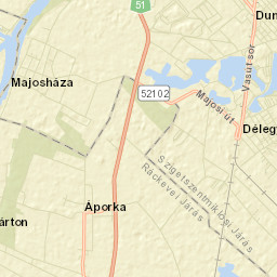 Dunavarsány Street Map