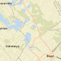 Bugyi Street Map