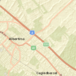 Albertirsa Street Map