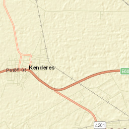 Kenderes Street Map