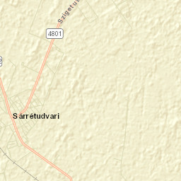 Sárrétudvari Street Map