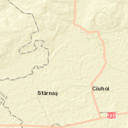 Comuna Sâniob Street Map