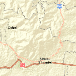 Oraş Şimleu Silvaniei Street Map