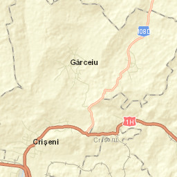 Crişeni Street Map