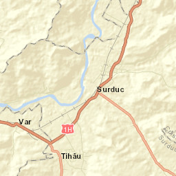 Tihău Street Map