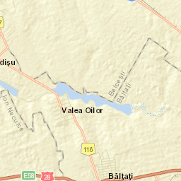 Comuna Bălţaţi Street Map
