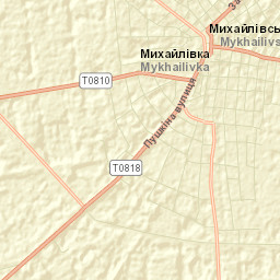 Mykhaylivka Street Map