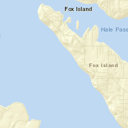 Fox Island Street Map