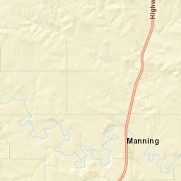 Manning Street Map