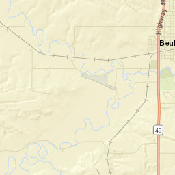 Beulah Street Map