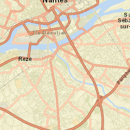 Saint-Sébastien-sur-Loire Street Map