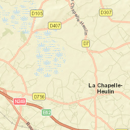La Chapelle-Heulin Street Map