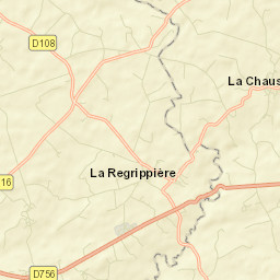 La Regrippière Street Map