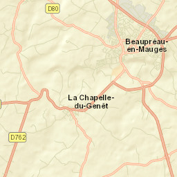 Beaupréau Street Map